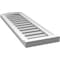 Ekena Millwork Arch Top Surface Mount PVC Gable Vent w/ 2"W x 2"P Brickmould Sill Frame, 12"W x 34"H GVPAR12X3403SN - alternate 5